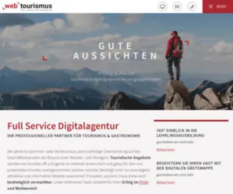 Webtourismus.at(Internetagentur Webtourismus Vorarlberg Tourismus) Screenshot