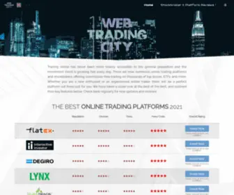 Webtradingcity.com(Best Online Stockbrokers) Screenshot