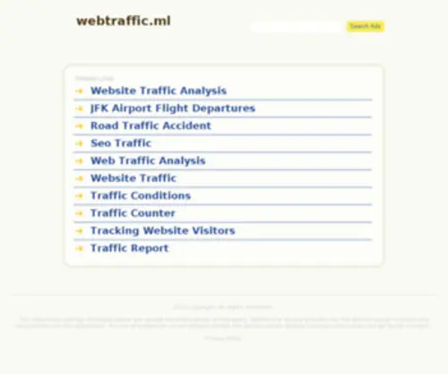 Webtraffic.ml(Webtraffic) Screenshot
