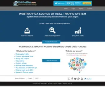 Webtraffica.com(Best auto surf) Screenshot