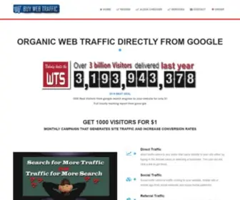 Webtrafficstore.com(NONSTOP ORGANIC TRAFFIC) Screenshot