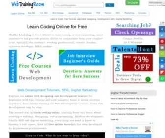 Webtrainingroom.com(Web Development Tutorials and Training) Screenshot