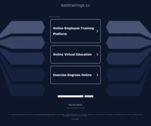 Webtrainings.co(Courses) Screenshot