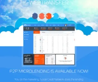 Webtransfer-Finance.com(Социальная кредитная сеть Webtransfer) Screenshot