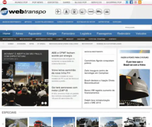 Webtranspo.com.br(Portal Webtranspo) Screenshot