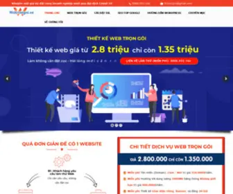 Webtrongoi.vn(Thiết kế web trọn gói giá chỉ 1.35T) Screenshot
