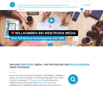 Webtronix.de(Webdesign Agentur & Internetagentur im Raum Frankfurt Hanau) Screenshot