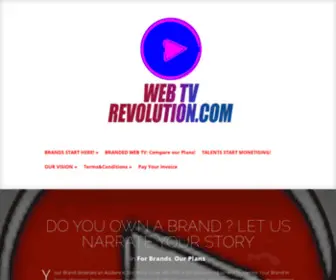 Webtvrevolution.com(Web TV Revolution) Screenshot