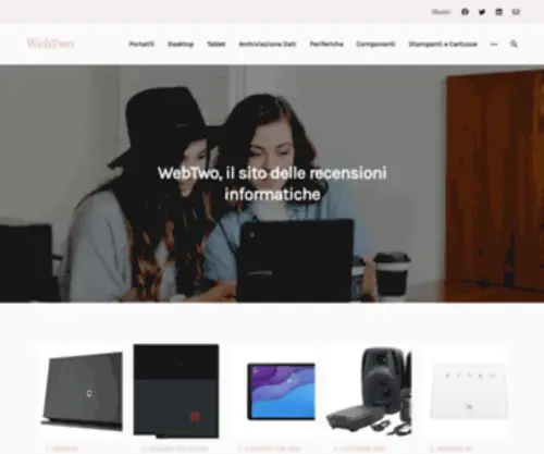 Webtwo.it(Pagina di cortesia) Screenshot