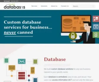 Webuilddatabases.com(Custom Database Solutions Company) Screenshot