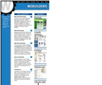 Webuilders.com(Hosting, colocation, web design) Screenshot