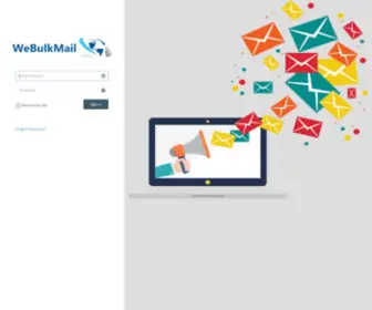 Webulkmail.com(WeBulkMail) Screenshot