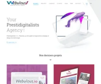 Webulous.be(Webulous Digital Agency) Screenshot