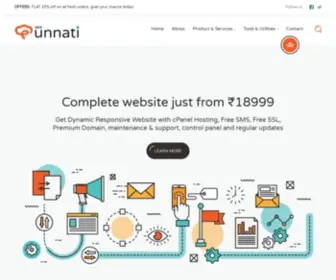 Webunnati.com(WEB Unnati) Screenshot