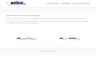 Webus.ch(Dienstleistungen) Screenshot