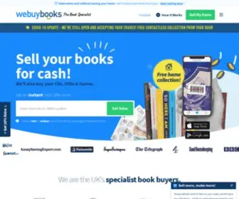 Webuybooks.co.uk(Sell Your Books) Screenshot