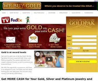 Webuygoldkc.com(We Buy Gold) Screenshot