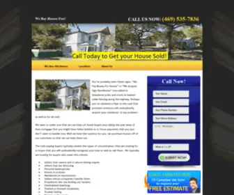 Webuyhousesfasttx.org(We Buy Houses in Texas) Screenshot