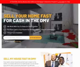 Webuyhousesindmv.com(Sell Your House Fast in DMV) Screenshot