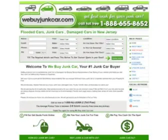 Webuyjunkcar.com(Instant Cash for selling your Junk car in NJ) Screenshot