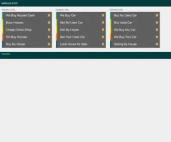 Webuys.com(Shopping, Shopping, Shopping) Screenshot