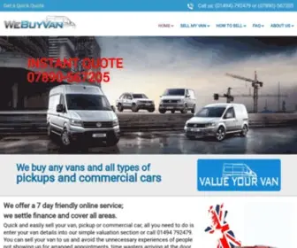 Webuyvan.co.uk(We Buy Van) Screenshot