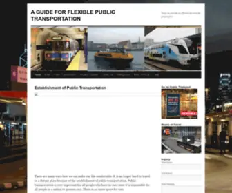 Webvdr.com(A GUIDE FOR FLEXIBLE PUBLIC TRANSPORTATION) Screenshot