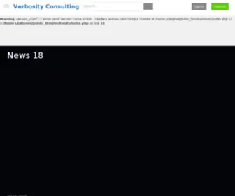 Webverbosity.com(Verbosity Consulting) Screenshot