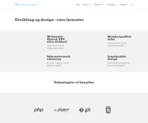 Webverksted.no(Webdesign og logodesign) Screenshot