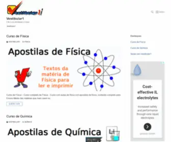 Webvestibular.com.br(O N.1 em Vestibular e Enem) Screenshot