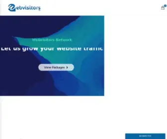 Webvisitors.net(Buy website traffic) Screenshot