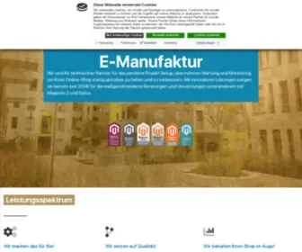 Webvisum.de(E-Manufaktur Magento 2 Köln) Screenshot