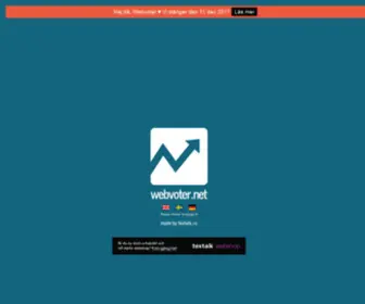 Webvoter.net(Gästbok) Screenshot