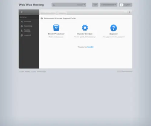 Webwap.dk(Web Wap Hosting) Screenshot