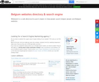 Webwatch.be(Webwatch is a Belgium search engine & websites directory) Screenshot