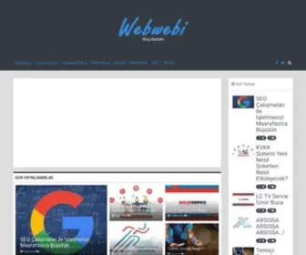 Webwebi.net(Blog Rehberi) Screenshot