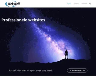 Webwell.nl(WebWell webdesign en applicaties) Screenshot