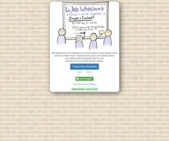 Webwhiteboard.com(Miro's online whiteboard) Screenshot