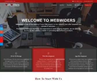 Webwiders.com(Website development company) Screenshot