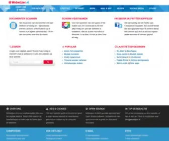 WebwijZer.nl(Eerste hulp bij internet) Screenshot