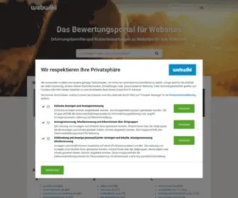 Webwiki.de(Die Website Suchmaschine mit Bewertungen) Screenshot