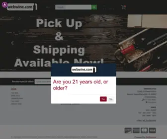 Webwine.com(Buy Wine Online) Screenshot