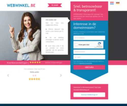 Webwinkel.be(Webwinkel) Screenshot