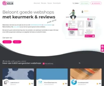 Webwinkelkeur.nl(Webshop Keurmerk & Webwinkel Reviews) Screenshot