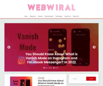 Webwiral.com(Wiral Things) Screenshot