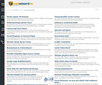 Webwizard.at(Ăsterreich) Screenshot
