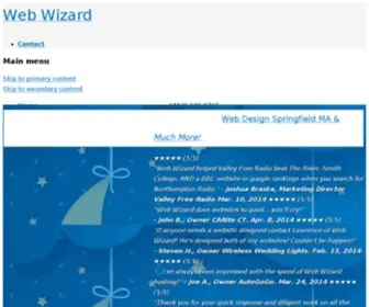 Webwizardma.com(Web Design Springfield MA) Screenshot