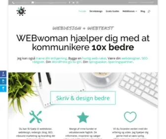 Webwoman.dk(Skru op for den du er) Screenshot