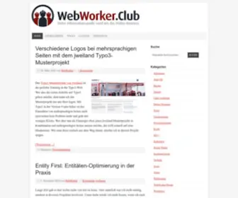 Webworker.club(Deine Informationsquelle rund um das Online) Screenshot