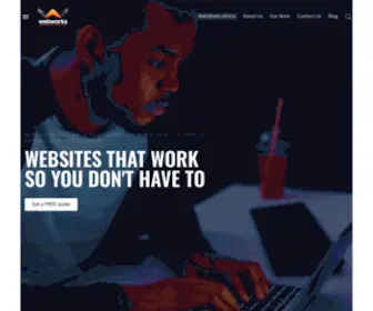 Webworks.co.zw(WebWorks Africa) Screenshot
